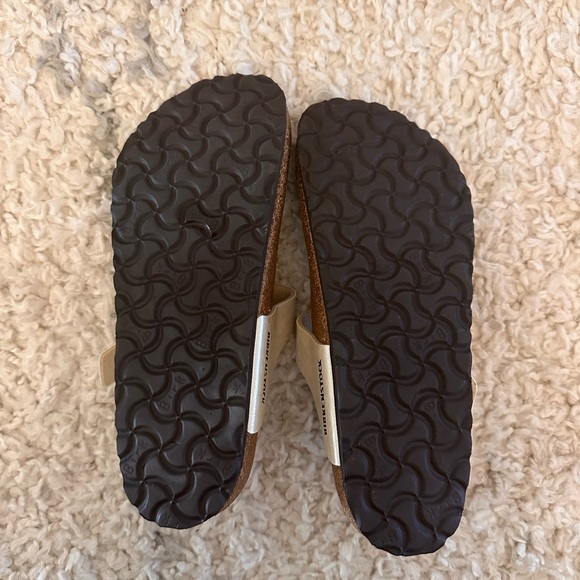 BIRKENSTOCK Gizeh Pearl White/antique lace Sandals Birko-Flor EU 38 - Picture 4 of 6